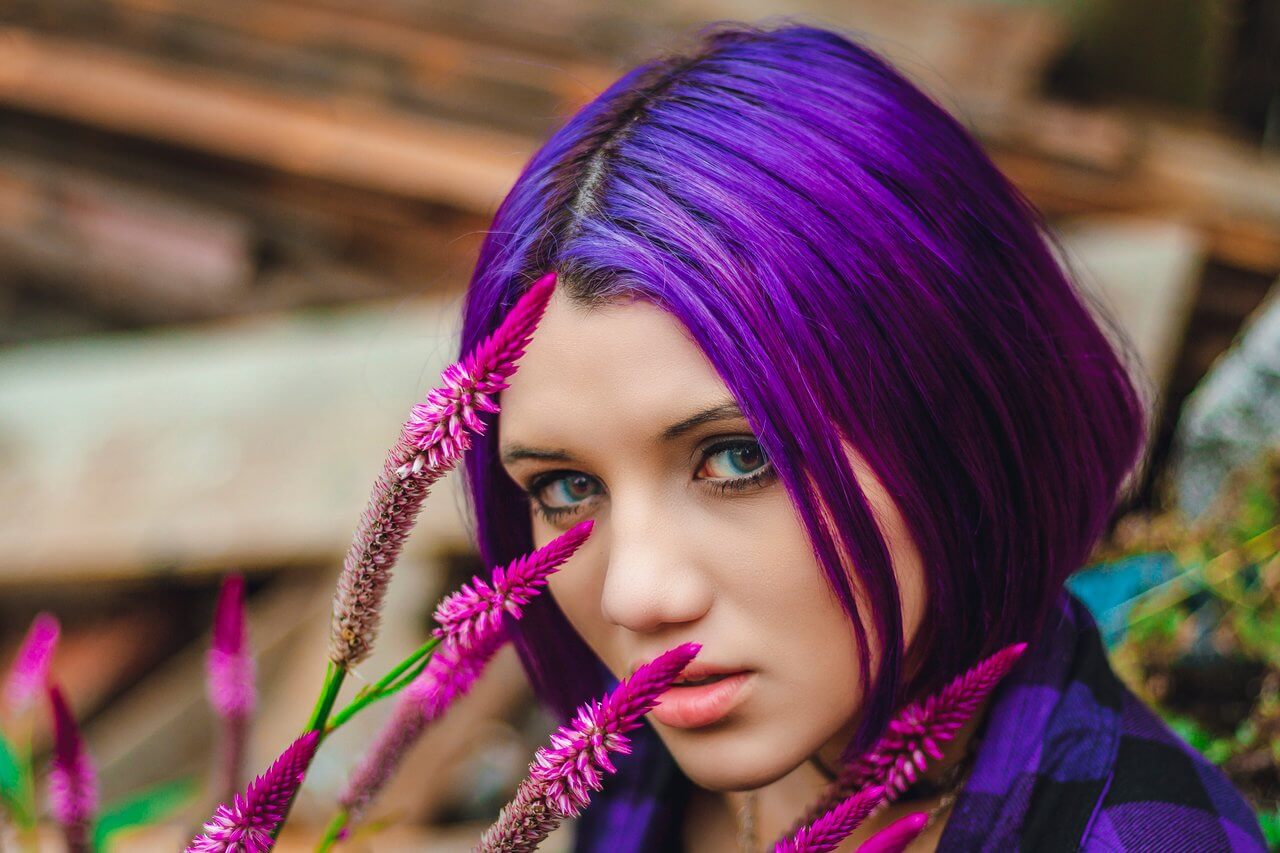 what happens if you put brown dye on purple hair